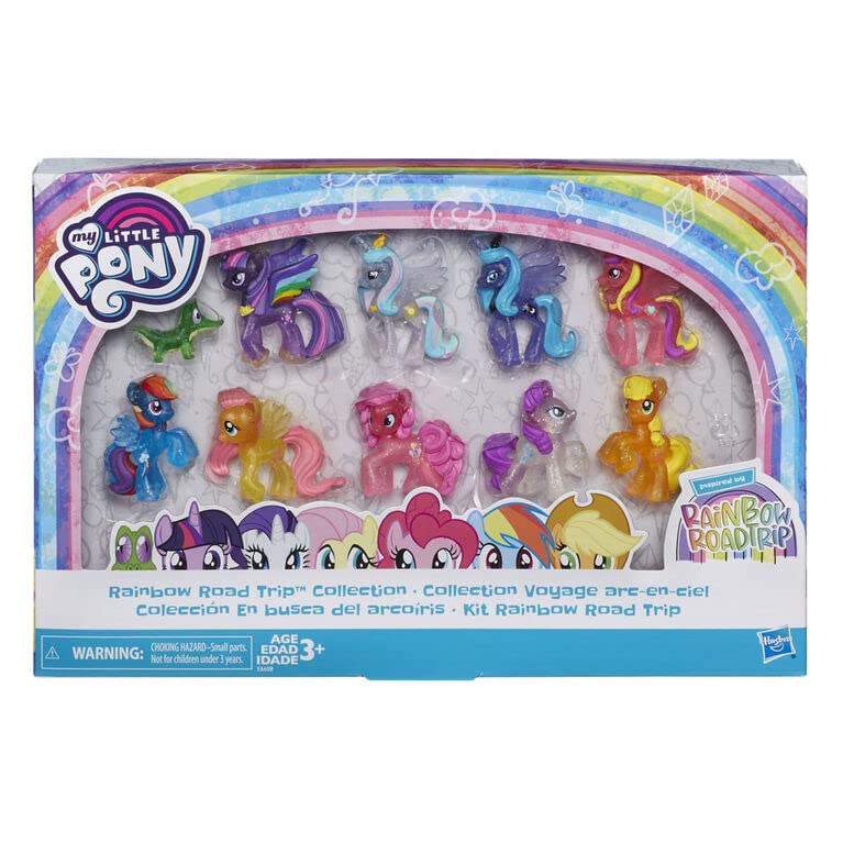 My Little Pony Rainbow Road Trip Collection 10 Pack Sparkling Figures