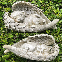 Load image into Gallery viewer, Display Mold Sleeping Dog Angel Wing Exquisitely Designed Resin Garden Home Decoration Decoration Accessories 1
