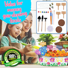 Load image into Gallery viewer, Climaxfy Flower Planting Growing Kit for Kids - Gardening &amp; Seeds Accessories Set Gift for Ages 6 7 8 9-12 Years Old Girls Boys Pots Indoor Garden Science STEM Toys Gift Crafts Birthday Arts Kits
