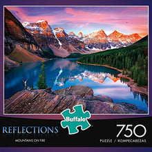 Load image into Gallery viewer, Buffalo Games - Reflections - Mountains on Fire - 750 Piece Jigsaw Puzzle

