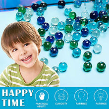 Load image into Gallery viewer, Shellkingdom Glass Marbles,Colorful Cat Eyes Glass Marbles for Kids for Toy/Game/Play/Fish/Plant Decoration 100 pcs
