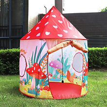 Load image into Gallery viewer, Mushroom Kids Play Tent Space Themed Indoor Play Children House for Boys and Girls (Mushroom)
