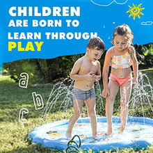 Load image into Gallery viewer, SplashEZ 3-in-1 Splash Pad, Sprinkler for Kids and Wading Pool for Learning  Childrens Sprinkler Pool, 60 Inflatable Water Summer Toys  Color Balloons Outdoor Play Mat for Babies &amp; Toddlers
