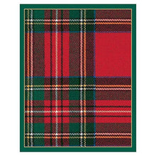 Load image into Gallery viewer, Caspari Plaid Bridge Tally Sheets, 60 Sheets Included
