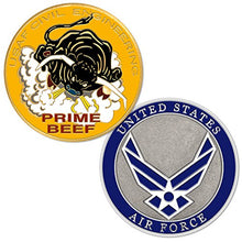 Load image into Gallery viewer, U.S. Air Force Civil Engineering AKA Prime Beef Challenge Coin
