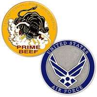 U.S. Air Force Civil Engineering AKA Prime Beef Challenge Coin