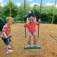 Load image into Gallery viewer, Gorilla Playsets 04-0026 Stand &#39;N Swing with Green Coated Chains
