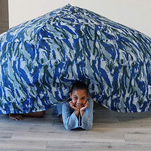 Load image into Gallery viewer, The Original AirFort Build A Fort in 30 Seconds, Inflatable Fort for Kids (Ocean Camo)

