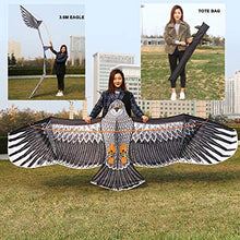 Load image into Gallery viewer, WLLP Kite Toy Grown ups Child Fly in The air Eagle 1000M Kite line, Large
