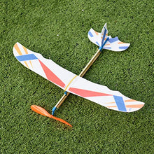 Load image into Gallery viewer, NUOBESTY 3pcs Glider Plane Rubber Band Powered Aircraft Helicopter STEM Educational Project for Prize Reward Birthday Party Favor (Random Pattern)
