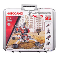 Meccano Erector Super Construction 25 In 1 Building Set, 638 Parts, For Ages 10+, Steam Education To
