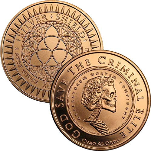 2017 Mini Mintage 1 oz .999 Pure Copper Round/Challenge Coin (#22 Grateful Death)