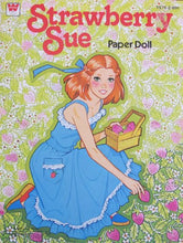 Load image into Gallery viewer, Whitman STRAWBERRY SUE PAPER DOLL Book UNCUT w Press Out Doll &amp;Fashions (1979)
