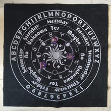 Load image into Gallery viewer, MAODIAN Spiritual Healing Board Game Alphanumeric Table Divination Pendulum Magic Altar Table Cloth Tarot,Card Pad Tablecloth,Tarot Cloth
