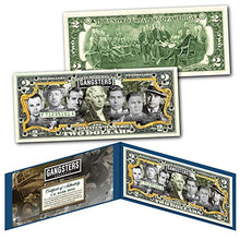 Load image into Gallery viewer, Gangsters Official US $2 Bill - Luciano, Dillinger, Siegel, MGK, Floyd, Capone
