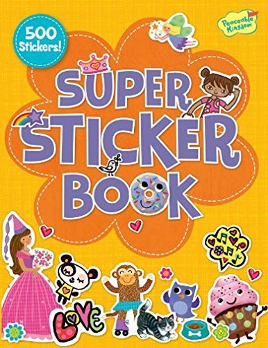 Peaceable Kingdom Sweet and Silly 500-piece Super Sticker Book