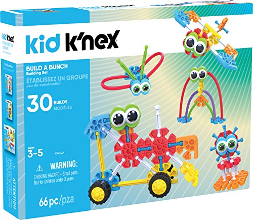 Kid K'nex   Build A Bunch Set   66 Pieces   For Ages 3+ Construction ã‚â Educational Toy (Amazon Exc