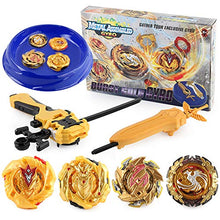 Load image into Gallery viewer, Liwenyou Burst Gyros Battling Top Battle Burst High Performance Set, Birthday Party School Gift Idea Toys for Boys Kids Children Age 6+, 4 Pieces Pack
