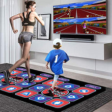Load image into Gallery viewer, kids toys 3D Double Dance Mat Dancing Machine Somatosensory Game Machine Running Blanket HD Picture + HDMI Interface, Plug and Play, English Games and Music
