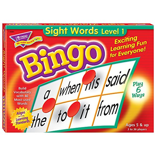 Trend Enterprises T6064 Sight Words Bingo