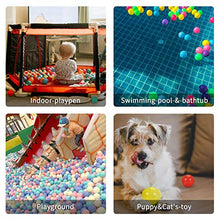 Load image into Gallery viewer, STARBOLO Ball Pit Balls- Pack of 100 - 10 Bright Colors Phthalate Free BPA Free Non-Toxic Plastic Balls Crush Proof Play Balls (100 Balls).

