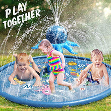 Load image into Gallery viewer, Blasland Splash Pad, Octopus Splash Pads for Toddlers 1-3, Sprinkler Splash Pad for Kids, Inflatable Wading Baby Toddler Pool, Fun Summer Outdoor Water Toys for 2 3 4 5 6 7 8 Years Old Boys Girls
