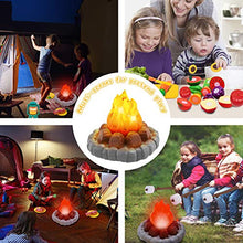 Load image into Gallery viewer, MITCIEN Camping Toys Play Set, Pretend Campfire, Play Food for Kids with Oil Lantern, Pretend Fruits Vegetables Cutting, S&#39;Mores, Indoor Outdoor Toys for Toddler
