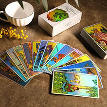 Load image into Gallery viewer, MagicSeer Rainbow Tarot Cards Decks, Tarot Card and Book Sets for Beginners, Holographic Tarot Deck
