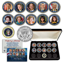 Load image into Gallery viewer, Living Presidents and First Ladies JFK Half Dollar 11-Coin Set with Box and COA
