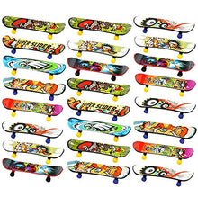 Load image into Gallery viewer, Finduat Mini Fingerboards Finger Skateboard Toy, Creative Fingertips Movement Party Favors Novelty Toys for Kids Party Supplies Props Decoration(20 Pack, Random Color)
