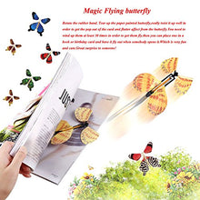 Load image into Gallery viewer, beemean Magic Flying Butterfly Gift Cards - Wind Up Butterfly in The Book Fairy Great Surprise for Wedding (20pcs)
