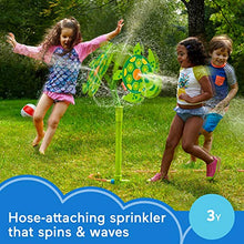 Load image into Gallery viewer, Fisher-Price Spin &amp; Spray Sprinkler Turtle, kids sprinkler toy for outdoor water play for ages 3 years and up
