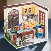 Load image into Gallery viewer, ROBOTIME DIY Miniature Dollhouse Kit Mini House with Furnitures 1:24 Scale Craft Kit - Mrs Charlie&#39;s Dining Room
