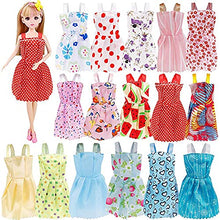 Load image into Gallery viewer, Doll Clothes for Barbie Dresses Gown with Shoes Outfit Set for Xmas Birthday Gift(69 Pack)
