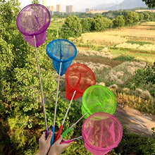 Load image into Gallery viewer, NUOBESTY 1 Set Telescopic Butterfly Nets Catching Fishing Nets Set Stainless Steel Extendable Insects Bugs Nets for Girls Kids Boys
