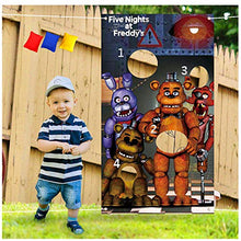 Load image into Gallery viewer, Video Game Toss Game with 3 Bean Bags  Cool Game Theme Party Supplies Decorations Happy Birthday Party Sign for Kids Girls Boys Outdoor Indoor Activity Games

