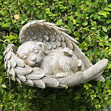 Load image into Gallery viewer, Display Mold Sleeping Dog Angel Wing Exquisitely Designed Resin Garden Home Decoration Decoration Accessories 2

