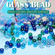 Load image into Gallery viewer, Shellkingdom Glass Marbles,Colorful Cat Eyes Glass Marbles for Kids for Toy/Game/Play/Fish/Plant Decoration 100 pcs

