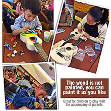 Load image into Gallery viewer, Ukulele DIY Kit 21 inch 4 String Painting Ukulele for Kids Beginners Handwork Children&#39;s Toy Musical Ukuleles
