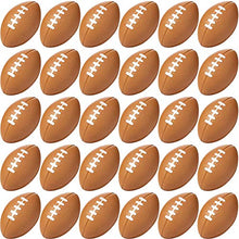 Load image into Gallery viewer, 50 Pieces Football Stress Ball, Mini Foam Sports Ball, Foam Sports Ball for School Carnival Reward, Party Bag Gift Fillers
