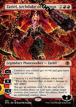 Load image into Gallery viewer, Magic: the Gathering - Zariel, Archduke of Avernus (285) - Borderless - Foil - Adventures in The Forgotten Realms
