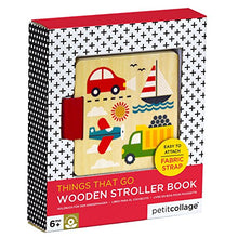 Load image into Gallery viewer, Petit Collage Wood Stroller Book, Things That Go

