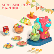 Load image into Gallery viewer, Puxida Dough for Kids Play Airplane Noodle Machine Dough Kit , Kitchen Creations Play Set for Girls Boys Birthday Weekend Party Gift for Kids Play
