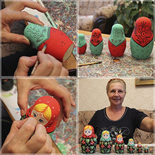 Load image into Gallery viewer, Unpainted Nesting Dolls - DIY 7 Matryoshka Nesting Dolls Blank - DIY Unfinished Blank Doll for Paint Gifts - Make Your Own Doll
