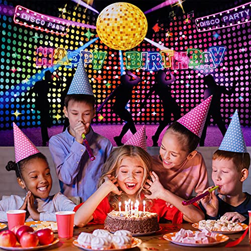 Disco Birthday Party Decorations Happy Birthday Disco Banner Dance