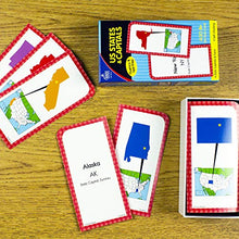 Load image into Gallery viewer, Carson Dellosa | Us States And Capitals Flash Cards | Ages 8+, 109ct
