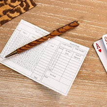 Load image into Gallery viewer, Caspari Under The Palms Bridge Playing Cards Tally Sheets - 60 Sheets

