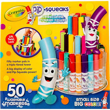 Load image into Gallery viewer, Crayola Pip Squeaks Marker Set, 50 Washable Markers, Gift for Kids
