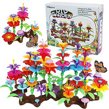 Load image into Gallery viewer, Cllayees 148 Pcs Flower Garden Building Toy Set for Kids, Building Blocks Pretend Gardening Set Preschool Educational Activity Stem Flower Garden Stacking Game Gift for Boys Girls Age 3-7 Year Olds
