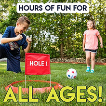 Load image into Gallery viewer, Franklin Sports Kids Soccer Golf Set with 1 Soccer Ball and 3 Targets with Flags - 20 inch Targets

